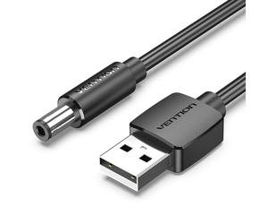 Vention CEYBF câble électrique Noir 1 m USB A DC 5.5mm