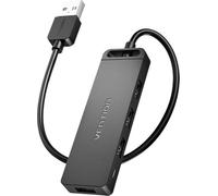 Vention CHMBF Hub USB 2.0 à 4 ports avec alimentation 1m Noir