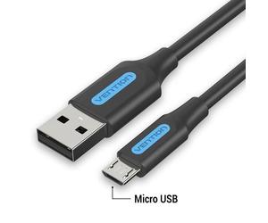 Vention Colbf Câble Usb 1 M Usb 2.0 Usb A Micro-usb B Noir