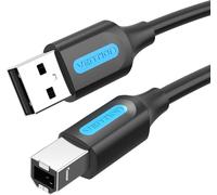 Vention COQBD Câble d'imprimante USB 2.0/ USB Type-B mâle - USB mâle/ 480Mbps/ 50cm/ Noir
