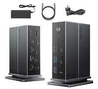 VENTION Dock Thunderbolt 4 Station d'accueil USB C 14 en 1 Triple Moniteur pour MacBook Pro/Ordinateur Portable avec 8K HDMI, 8K DP, 10Gbps USB Ports, RJ45, Audio, SD/TF4.0, Ethernet, Chargeur 135W