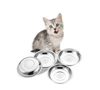 VENTION Gamelle de Rechange en Acier Inoxydable pour Chat - Gamelles Peu Profondes en métal pour Chat - 200 à 1,587,6 g - Passe au Lave-Vaisselle