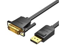 Vention Hafbg Câble Vidéo Et Adaptateur 1,5 M Displayport Dvi Noir
