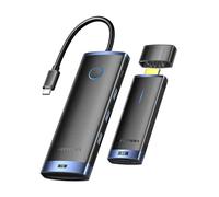 Vention HDMI sans Fil 4K 50m, Transmetteur HDMI sans Fil 5G 165FT, Station d'accueil USB C Charge Rapide PD 60W Compatible MacBook Air/Pro, TV, Projecteur, Moniteur, Tablette, Téléphone