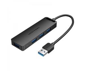 Vention HUB 6 en 1 USB 3.0 - 4xUSB / MicroUSB / PD - 1m - Couleur Noir