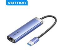 Vention Hub USB 3.0 5 en 1 - Transfert 5 Gbps - Port Ethernet Gigabit - Large Compatibilité - Contr