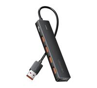 VENTION Hub USB 3.2 10 Gbit/s avec 4 ports USB A 3.2, répartiteur USB 3.2 Gen 2 pour Chromebook Surface Pro 3 iMac PS4 ordinateur portable Xbox Flash Drive
