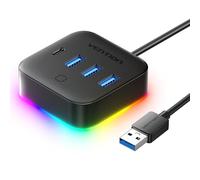 VENTION Hub USB avec lumières respirantes, 0,25 m