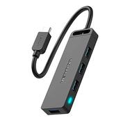 VENTION Hub USB C 3.0, Multi Port USB C Hub Dock 4 in 1 Data Extender Compatible avec MacBook Pro Air, iPad Pro, Galaxy Tab, Surface Go 2, Laptop and More - 50cm