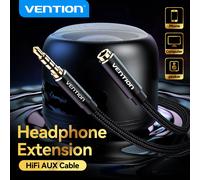 Vention Jack 3.5mm câble d'extension Audio pour ordinateur portable TV Huawei Xiaomi stéréo 3.5mm Jack Aux casque haut-parleur câble auxiliaire Alloy-cotton Blue