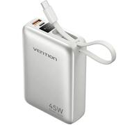 Vention Mini Power Bank 45w 20,000mah Usb-C, Charge Rapide Pd/Pps, Led, Iphone 16/15/14, Galaxy S25/S24.
