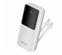Vention Power Bank 20 000mAh - Plusieurs interfaces USB - Chargement rapide - Câble USB-C inclus -