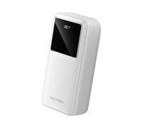 Vention Powerbank 30000mAh - Charge Rapide 22,5W - USB-C/USB-A/Micro-USB - Écran LED