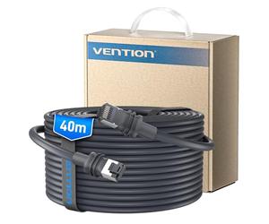 Vention Starlink Gen 3 Câble 40m Starlink Standard Génération 3, Remplacement & Extension Ethernet, Rapide, Étanche, Résistant aux UV pour Accessoires Satellite Star Link V3