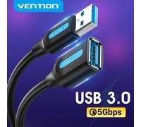 Vention USB 3.0 câble d'extension USB 2.0 câble USB mâle à femelle cordon de données pour Smart TV PS4 Xbox One PC câble d'extension USB 3.0 USB 3.0 Flat-5Gbps