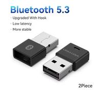 Vention USB Bluetooth 5.0 5.3 Dongle adaptateur pour Airpods PC imprimante haut-parleur souris récepteur de musique émetteur aptx adaptateur - Type Bluetooth 5.3 2pcs