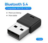 Vention USB Bluetooth adaptateur 5.3 5.4 Dongle pour PC haut-parleur sans fil souris clavier musique Audio récepteur émetteur Bluetooth - Type Bluetooth v5.4