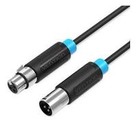 Vention XLR Audio Extension Cable 10m Black Multicolore