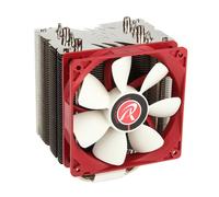Ventirad pour processeur - RAIJINTEK - THEMIS EVO - 100% Nickel - 2 ventilateurs PWM - Caloducs 8mm
