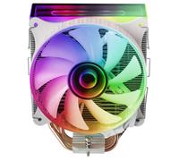 Ventilateur PC MCPU-VR Blanc 180W TDP Double Miroir Infini ARGB 4 Heatpipes