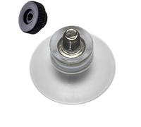ventouse 20mm-tige M4 x 4mm en inox avec écrou rond noir