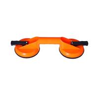 Ventouse à 2 mâchoires pour enlever le verre, très résistante, capacité de charge de 100 lb, poignée en plastique, tampon en caoutchouc, extracteur de plaque sous vide pour