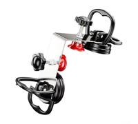 Ventouse à angle droit à 90 degrés pour le levage du carrelage et la manipulation du verre - Élévateur sous vide robuste avec construction en acier inoxydable pour installation d'angle 55 mm (2 tasses