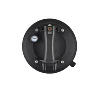 Ventouse à vide électrique LED intelligente avec manomètre, pompe à Air, levage sous vide robuste for le levage manuel des carreaux de verre(9inch Type C Black)