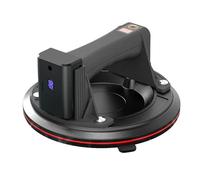 Ventouse à vide électrique puissante de 20 cm (8 pouces) et 200 kg for carrelage, porcelaine et verre, avec pompe à air intégrée.(Black)