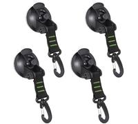 Ventouse de Camping - CUNEARY - Set de 4 - Couleur Verte - Ancre de Fixation - Accessoires Camping