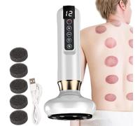 Ventouse de massage intelligente, appareil de thérapie par ventouses | électrique sous vide avec 12 niveaux de température | Appareil de thérapie sous vide pour le ventre, les bras, les jambes