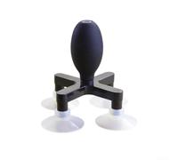 Ventouse de retrait en silicone pour écran pour lève-vitre - Poignée de poignée - Plaque de protection pour lentille optique LCD - 4 griffes - 120 mm - Noir (50 mm)