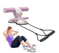 Ventouse de sol - Appareil d'assistant portable pour abdominaux, 3 niveaux réglables, double ventouse et corde de traction élastique pour les abdominaux, la musculation des pieds et des jambes