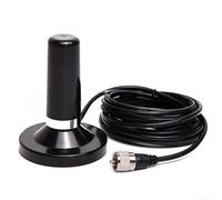 Ventouse double bande 136-174 MHz 400-470 MHz avec câble d'alimentation de 5 m pour mini pour talkie-walkie communication véhicule