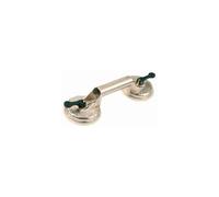 Ventouse double en aluminium et semelle silicone 100 kg - 30127 - Piher