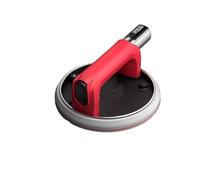 Ventouse électrique à vide avec affichage numérique intelligent, ventouse robuste for le levage de carrelage en granit et de verre, aimants de levage(Round Set)