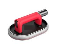 Ventouse électrique à vide avec affichage numérique intelligent, ventouse robuste for le levage de carrelage en granit et de verre, aimants de levage(Oval Set)