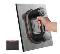 Ventouse électrique, Ventouse Electrique Carrelage avec Batterie 3600 mA, Maximale 300kg, 24 x 16 CM, 2 Moteurs, Écran LCD pour Marbre, carrelage, verre, assiette (1 Pièce)