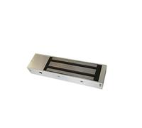 Ventouse électromagnétique aluminium rectangulaire en applique VEM600N - 600 kg - 12/24VCC - 500/250 mA LED d'état en option