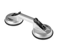 Ventouse en aluminium et verre, double, 100 kg