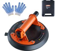 Ventouse en NBR lève-verre φ203mm ventouse à vide capacité de charge 99-278kg ventouse à verre température de fonctionnement -20 à 60℃ lève-plaque ventouse à vide avec poignée en acier boîte de rangem