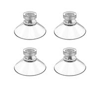 Ventouse filetée | Ventouses transparentes solides M4 - 40 mm Vis Écrou Crochet en verre Ventouse de table pour la maison, la cuisine, l'appartement, la salle de bain, la chambre à coucher