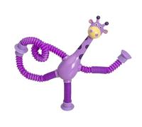 Ventouse Girafe,Jouet à Ventouse Extensible au Design Animal Mignon | Nouveaux Jouets éducatifs d'étirement et de décompression pour Filles et garçons
