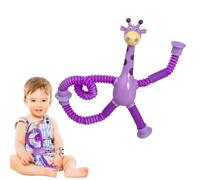 Ventouse Girafe,Jouets Girafe rétractables à Ventouse - Nouveaux Jouets éducatifs d'étirement et de décompression pour Filles et garçons