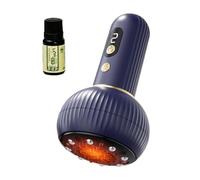 Ventouse Massante,9 Modes Appareil Électronique de Thérapie par Ventouse | Appareil de Massage Chauffant Grattoir Portable pour Corps Visage Jambes Ventre Bras Dos Abdomen