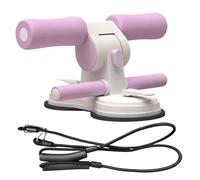 Ventouse pour abdominaux, 3 supports réglables, double ventouses, corde de traction élastique, aide à la musculation des pieds et des jambes, excellent pour un usage domestique