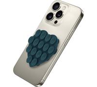 , Ventouse rectangulaire pour téléphone avec 22 ventouses en silicone, support porte-téléphone polyvalent, couleur bleue, 9 x 6 cm