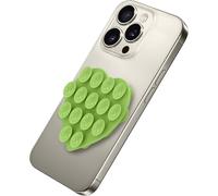 , Ventouse rectangulaire pour téléphone avec 22 ventouses en silicone, support porte-téléphone polyvalent, couleur bleue, 9 x 6 cm