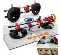 Ventouse sous vide avec fonction de nivellement | Ventouse de qualité supérieure pour verre, carrelage, stratifié, vinyle | Ventouse pour verre - Cric de carrelage pour le transport et le nivellement