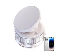 Ventouse sous vide - Support de téléphone à ventouse - Support de téléphone portable pivotant à 360° - Support magnétique pour téléphone portable - Support de téléphone pour cuisine et salle de bain